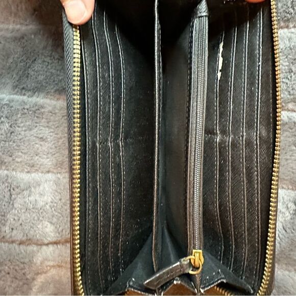 Fossil black leather wallet - Picture 5 of 7